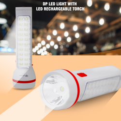 DP LED Light With LED Rechargeable Torch, DP9111
